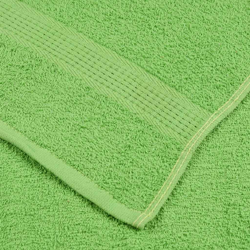 Hand Towels "FROGN" 10 pcs Apple Green 50x100 cm 360 gsm