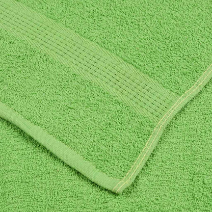 Hand Towels "FROGN" 10 pcs Apple Green 50x100 cm 360 gsm
