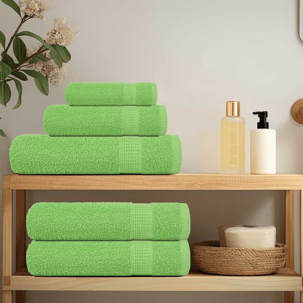 Shower Towels "FROGN" 4 pcs Apple Green 70x140 cm 360 gsm