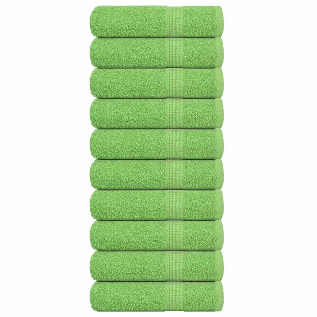 Shower Towels "FROGN" 10 pcs Apple Green 70x140 cm 360 gsm
