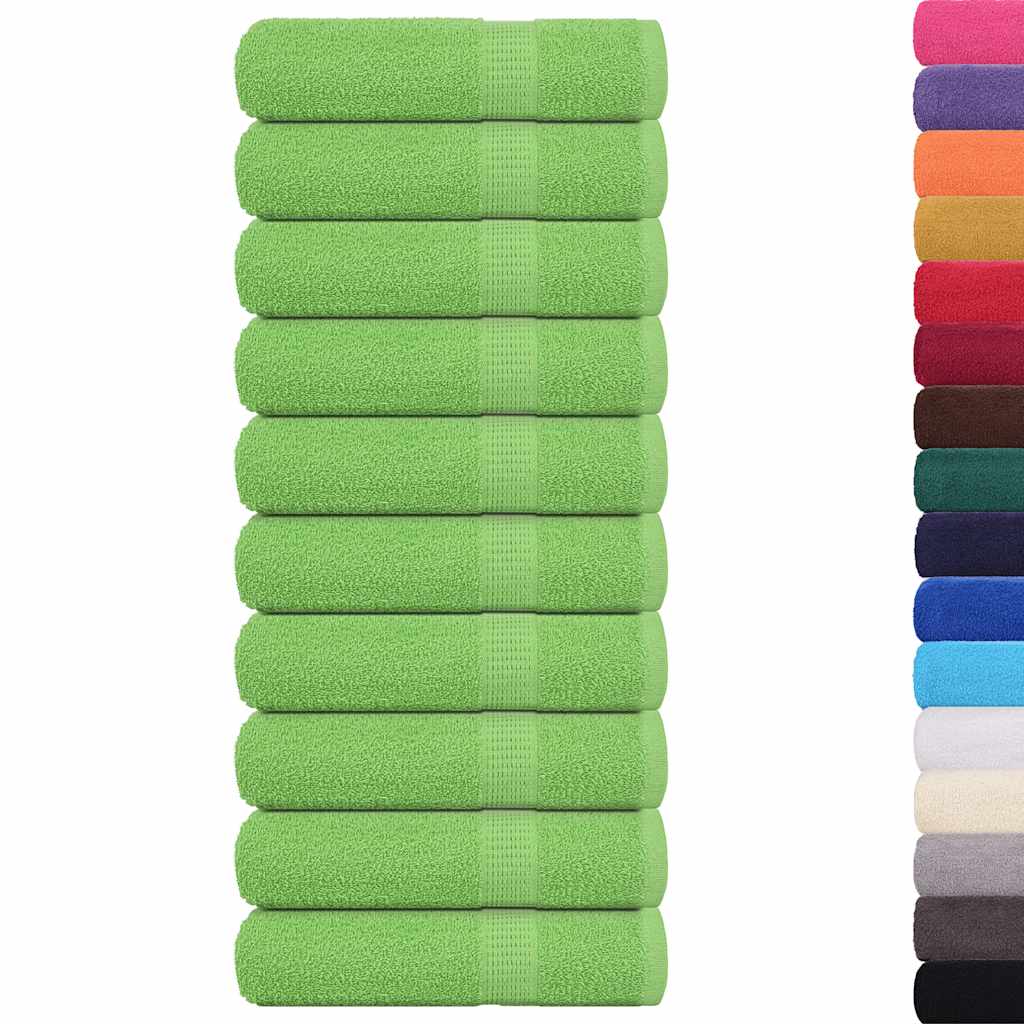 Shower Towels "FROGN" 10 pcs Apple Green 70x140 cm 360 gsm