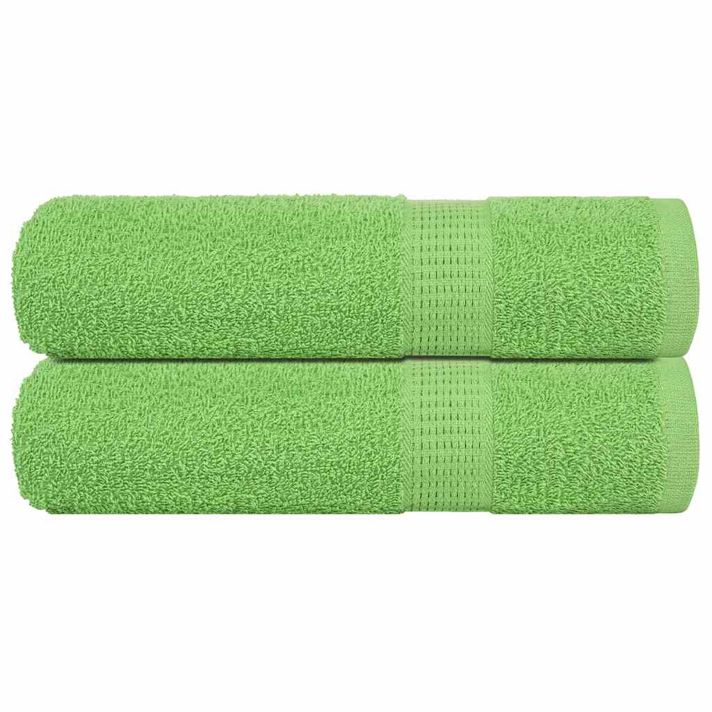 Bath Towels "FROGN" 2 pcs Apple Green 100x150 cm 360 gsm