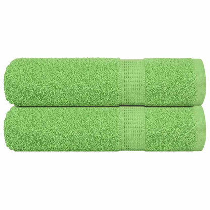 Bath Towels "FROGN" 2 pcs Apple Green 100x150 cm 360 gsm