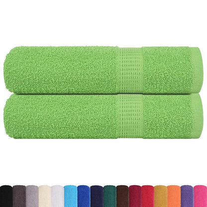 Bath Towels "FROGN" 2 pcs Apple Green 100x150 cm 360 gsm
