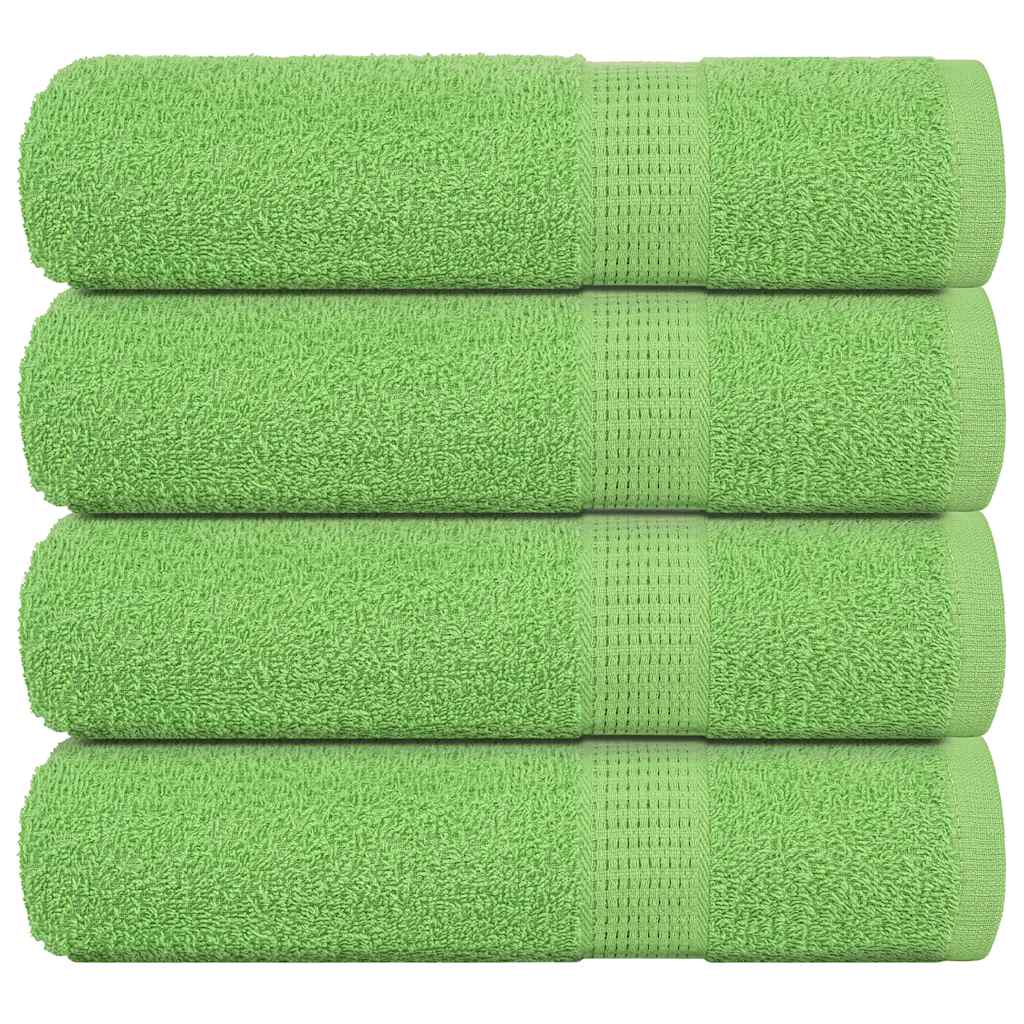 Bath Towels "FROGN" 4 pcs Apple Green 100x150 cm 360 gsm