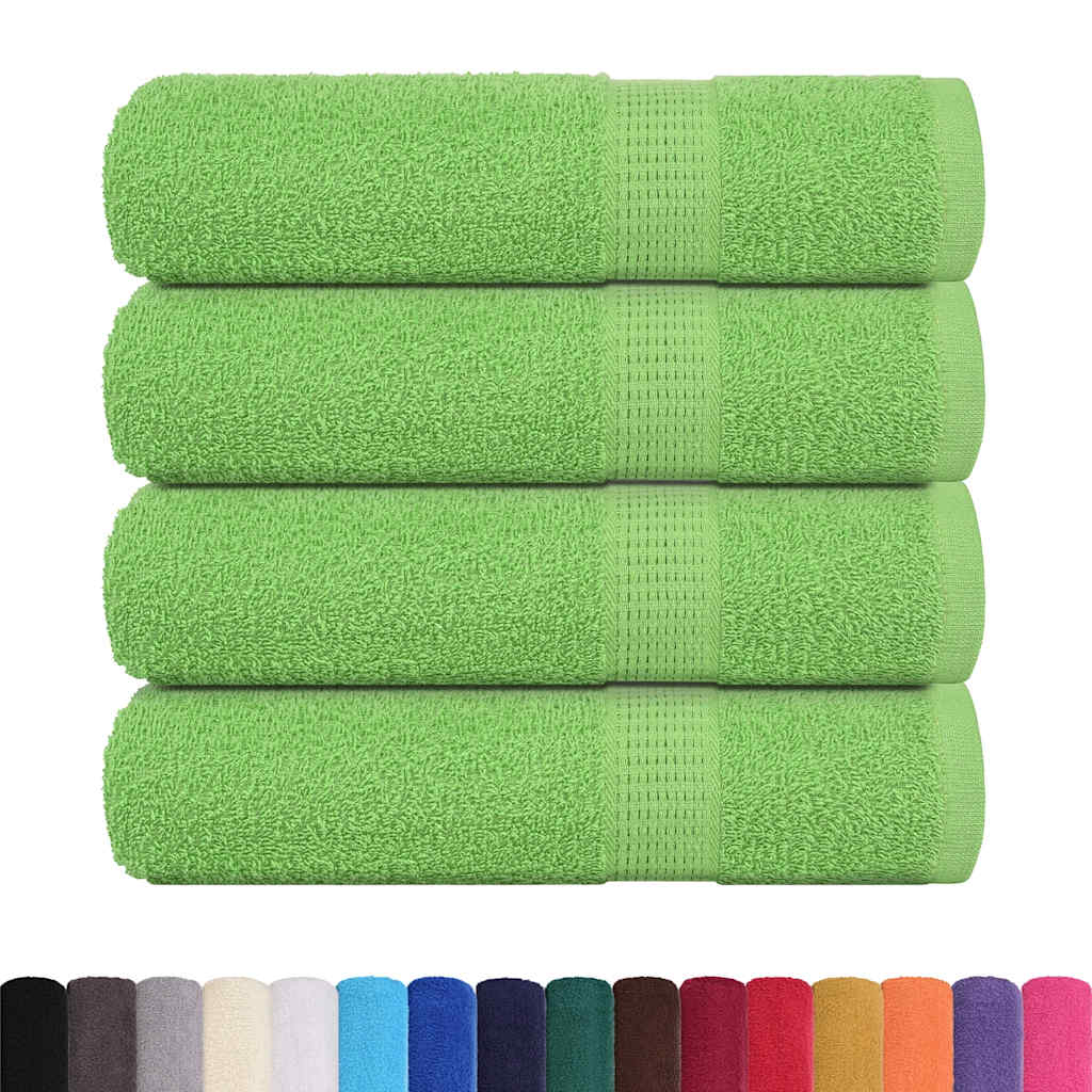 Bath Towels "FROGN" 4 pcs Apple Green 100x150 cm 360 gsm