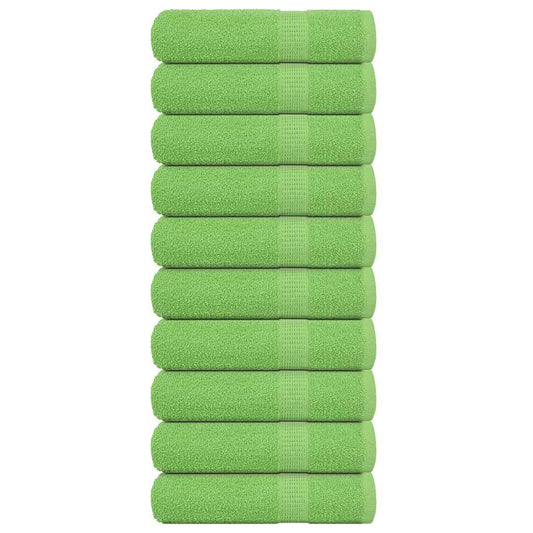 Bath Towels "FROGN" 10 pcs Apple Green 100x150 cm 360 gsm