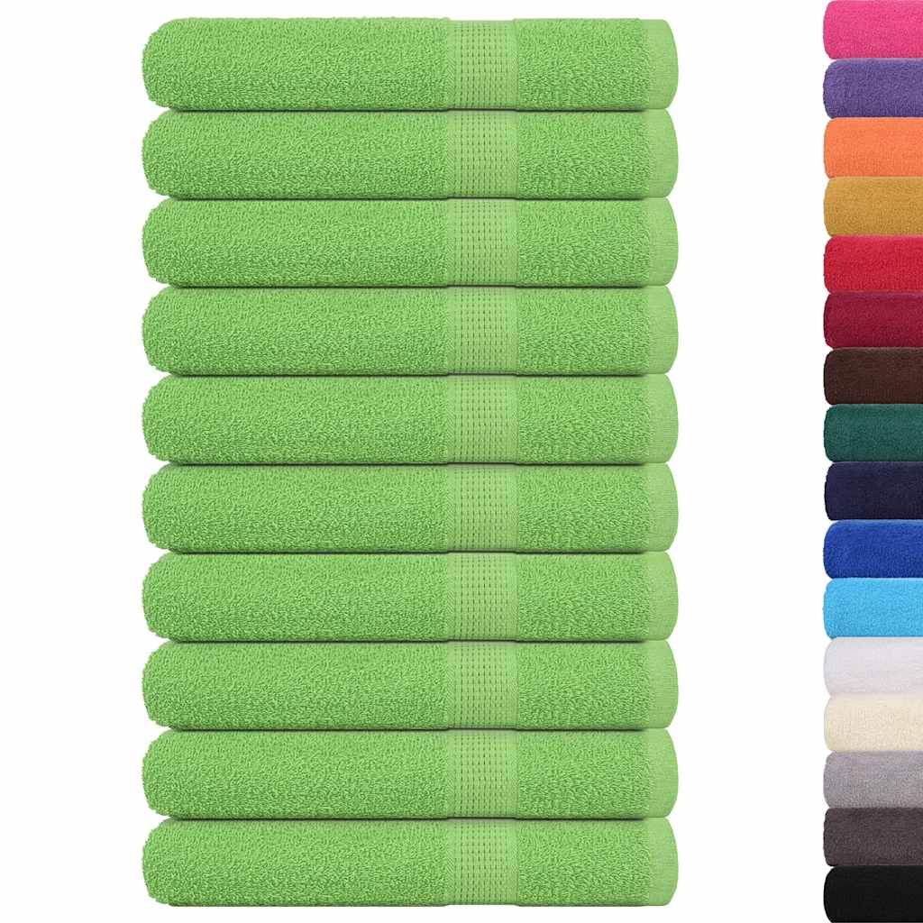 Sauna Towels "FROGN" 10 pcs Apple Green 80x200 cm 360 gsm