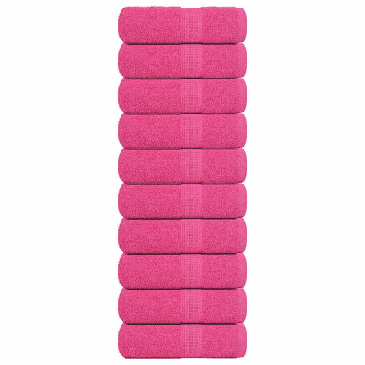 Wash Towels "FROGN" 10 pcs Pink 30x30 cm 360 gsm