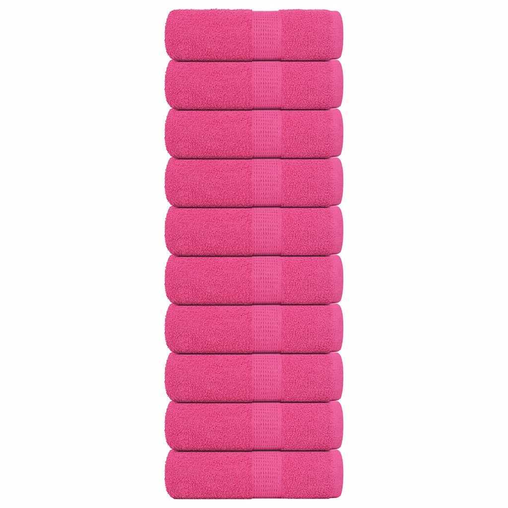 Guest Towels "FROGN" 10 pcs Pink 30x50 cm 360 gsm