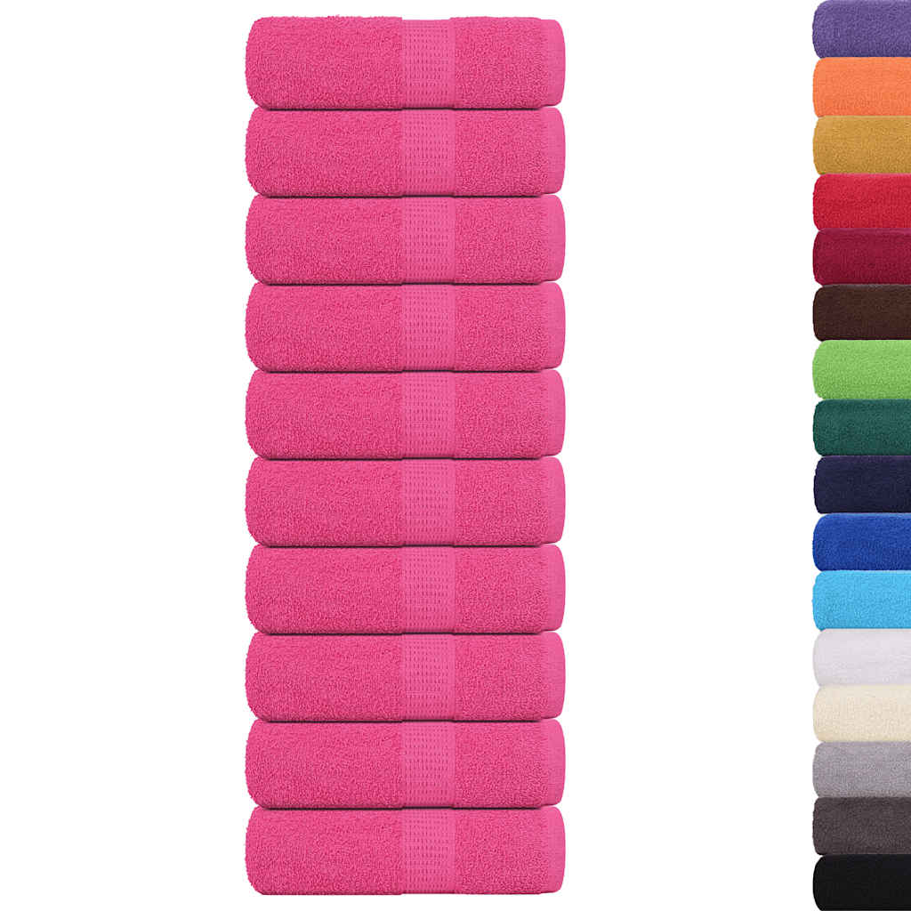 Guest Towels "FROGN" 10 pcs Pink 30x50 cm 360 gsm