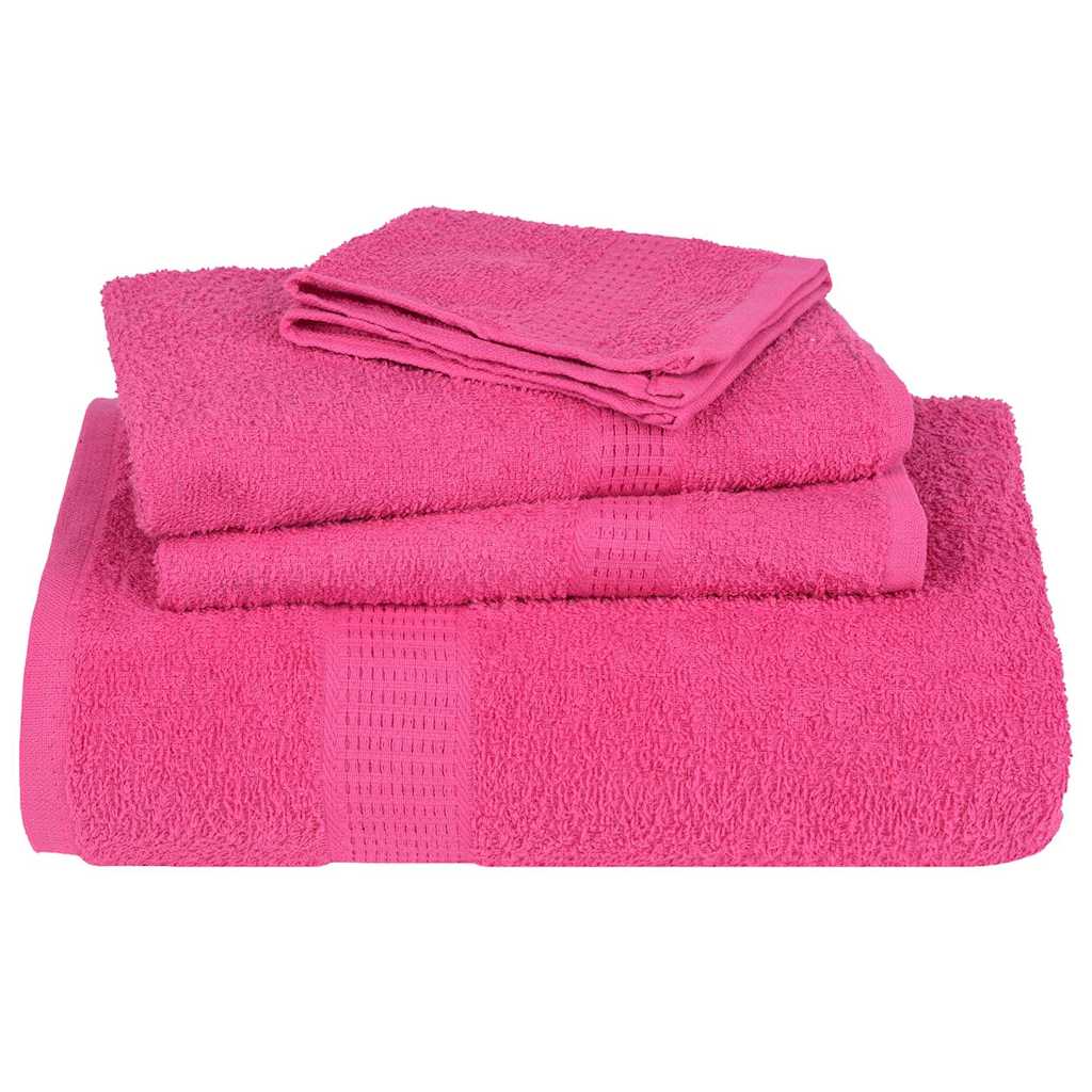 Hand Towels "FROGN" 10 pcs Pink 50x100 cm 360 gsm