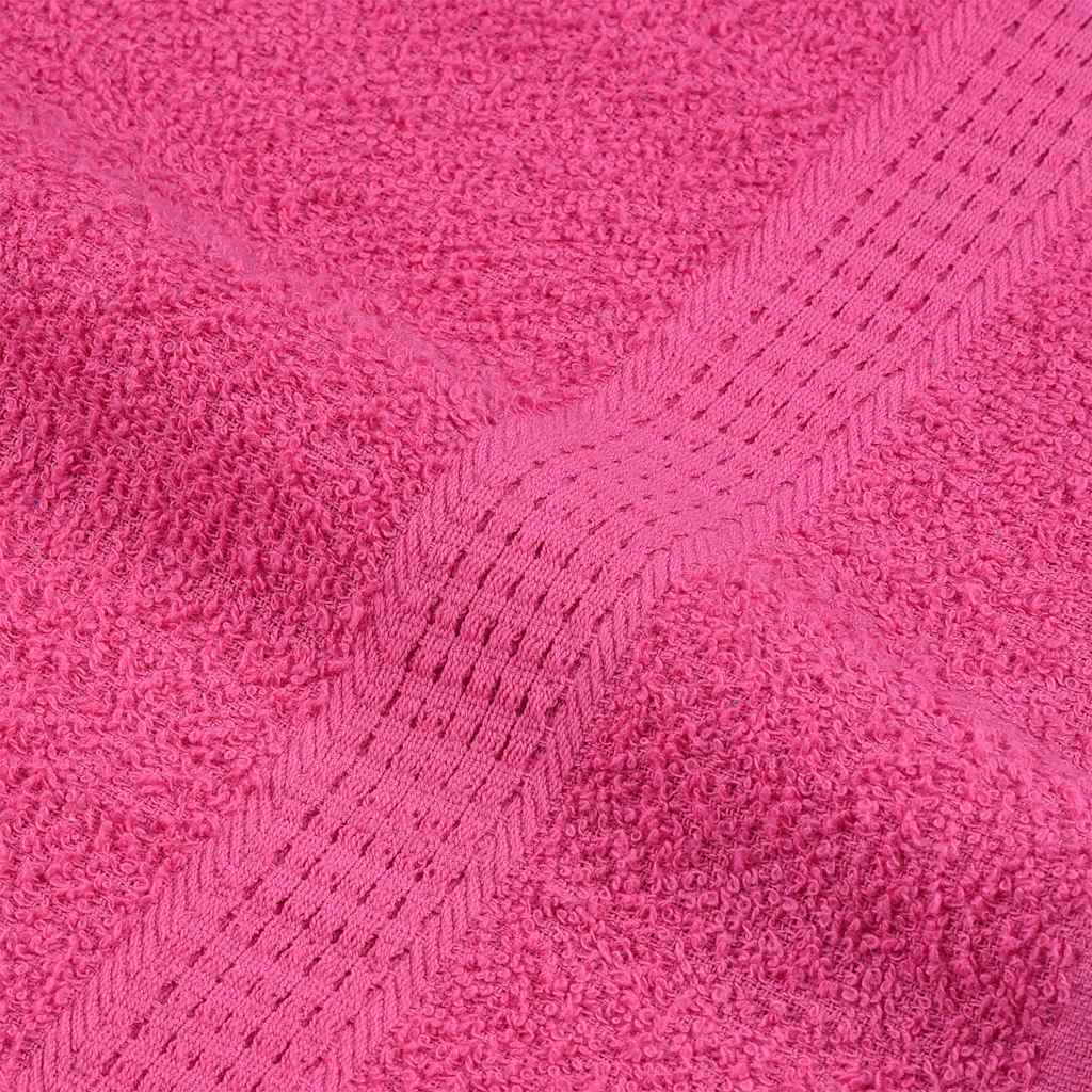 Hand Towels "FROGN" 10 pcs Pink 50x100 cm 360 gsm
