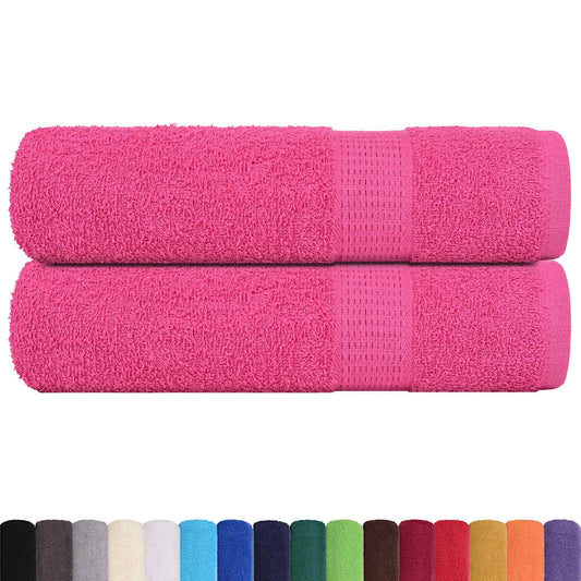 Shower Towels "FROGN" 2 pcs Pink 70x140 cm 360 gsm