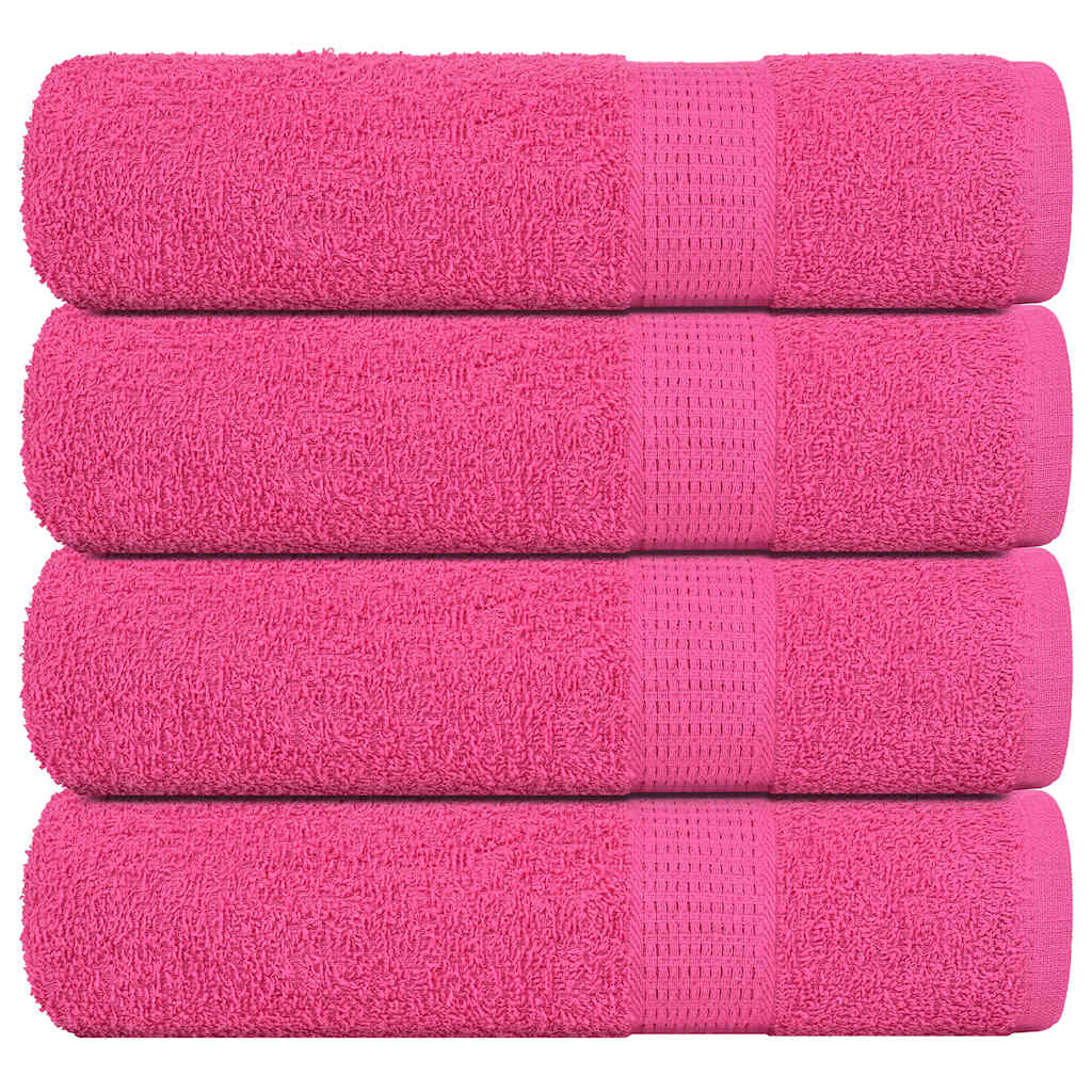 Shower Towels "FROGN" 4 pcs Pink 70x140 cm 360 gsm