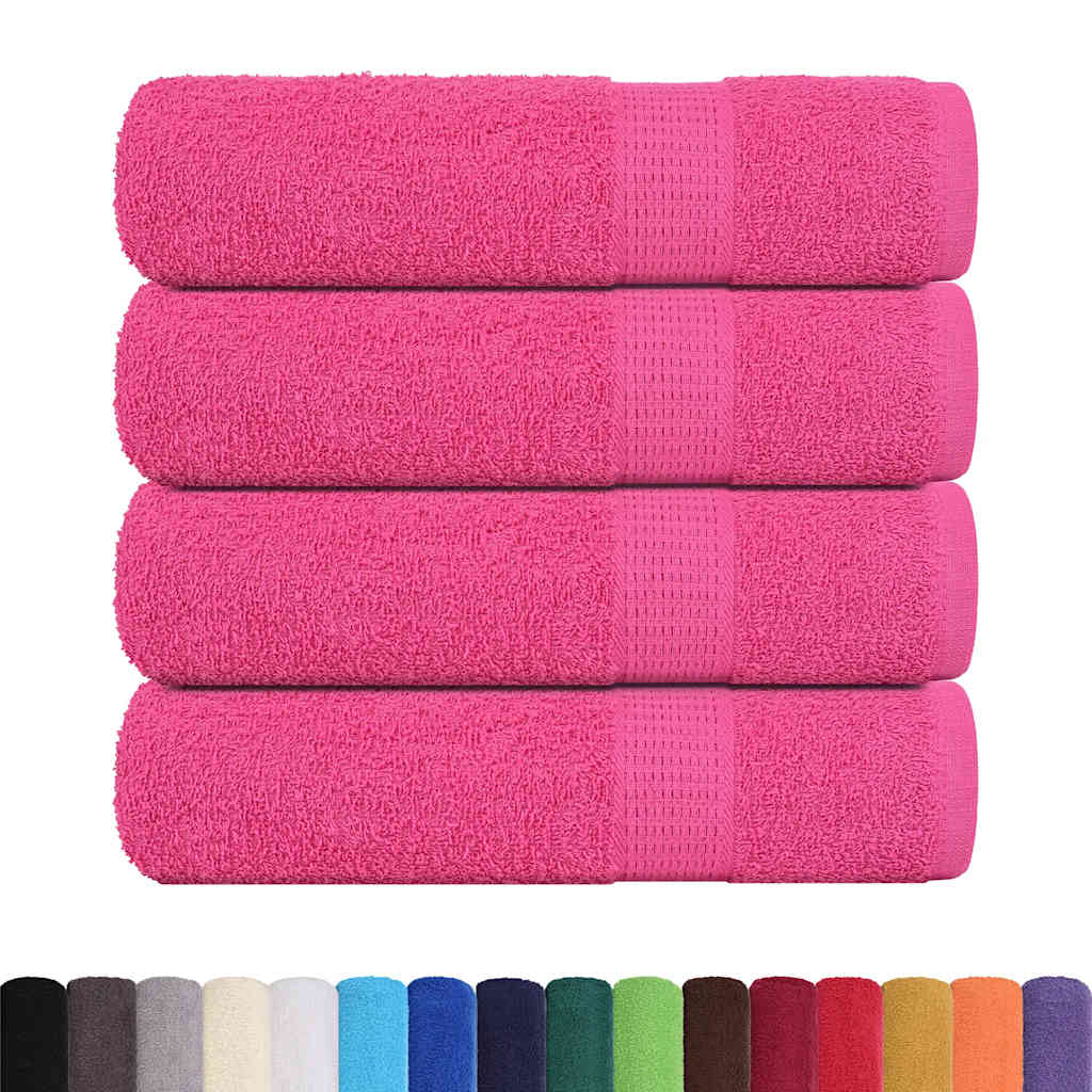 Shower Towels "FROGN" 4 pcs Pink 70x140 cm 360 gsm