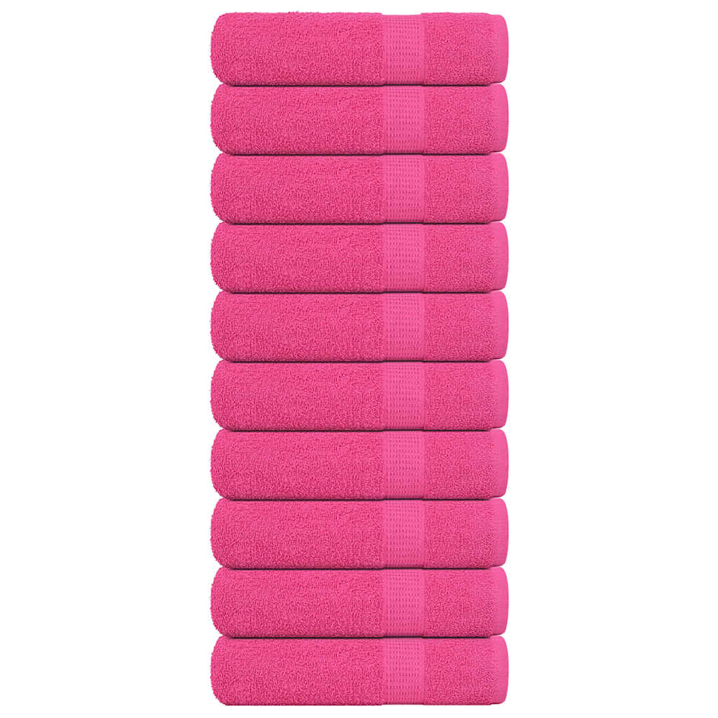 Shower Towels "FROGN" 10 pcs Pink 70x140 cm 360 gsm