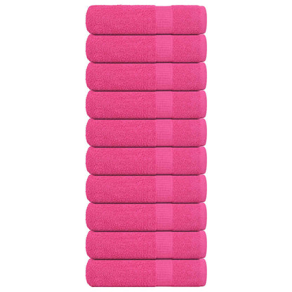 Shower Towels "FROGN" 10 pcs Pink 70x140 cm 360 gsm