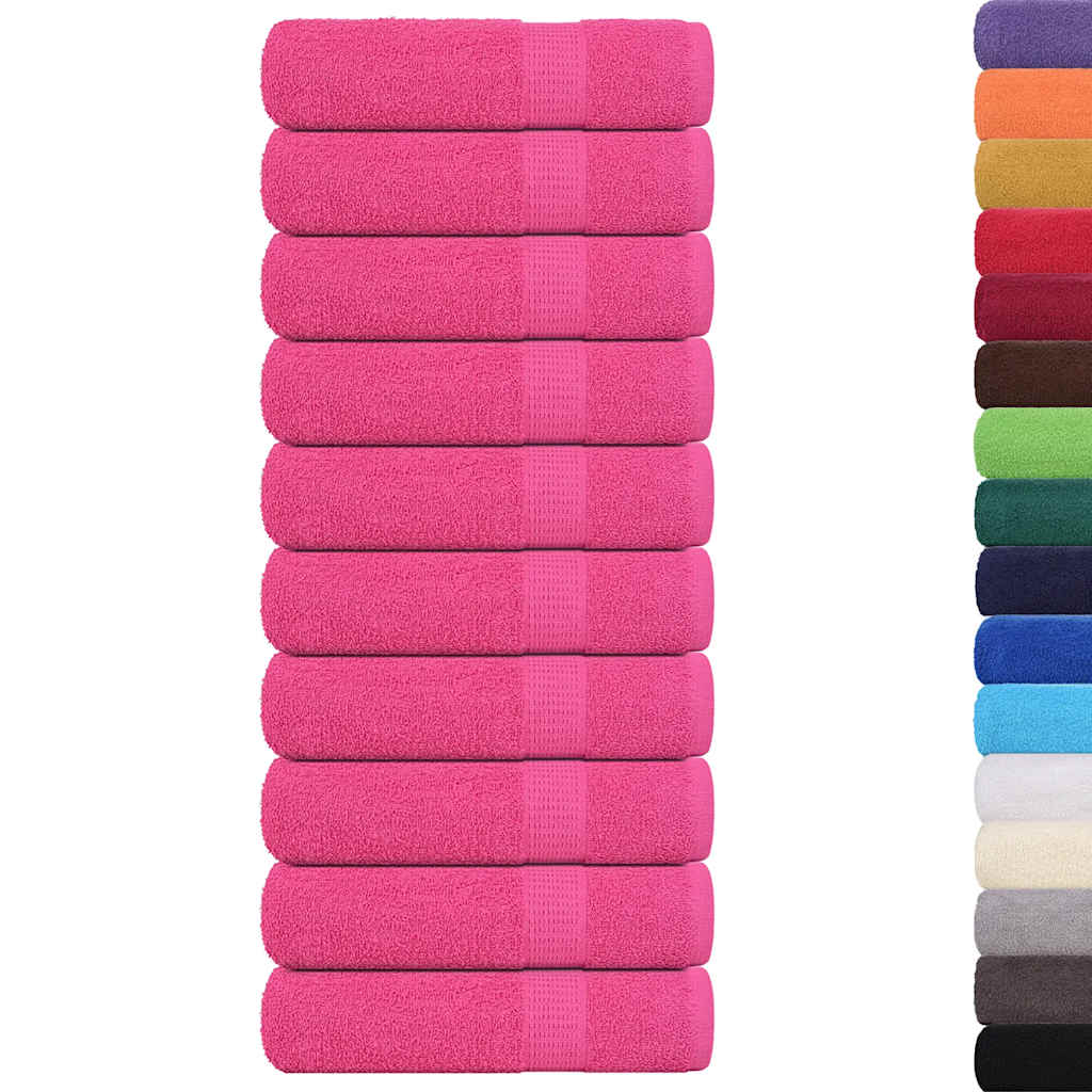 Shower Towels "FROGN" 10 pcs Pink 70x140 cm 360 gsm