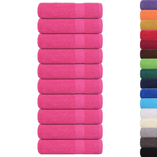 Shower Towels "FROGN" 10 pcs Pink 70x140 cm 360 gsm