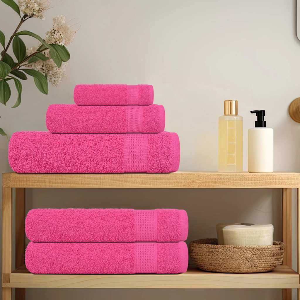 Shower Towels "FROGN" 10 pcs Pink 70x140 cm 360 gsm