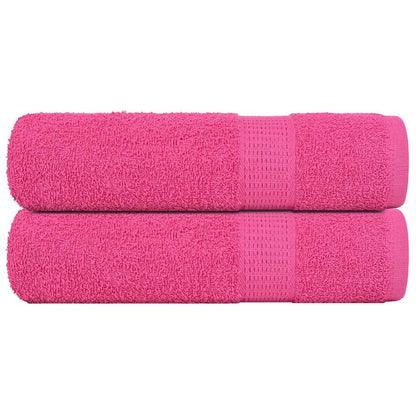 Bath Towels "FROGN" 2 pcs Pink 100x150 cm 360 gsm