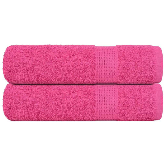 Bath Towels "FROGN" 2 pcs Pink 100x150 cm 360 gsm