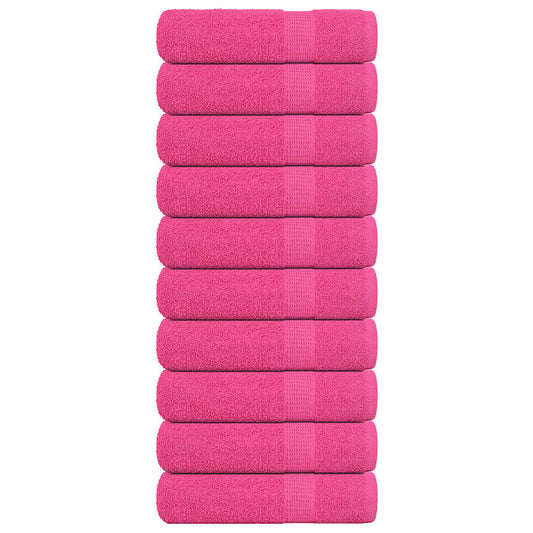 Bath Towels "FROGN" 10 pcs Pink 100x150 cm 360 gsm
