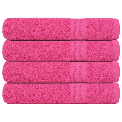 Sauna Towels "FROGN" 4 pcs Pink 80x200 cm 360 gsm