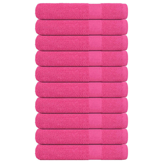 Sauna Towels "FROGN" 10 pcs Pink 80x200 cm 360 gsm