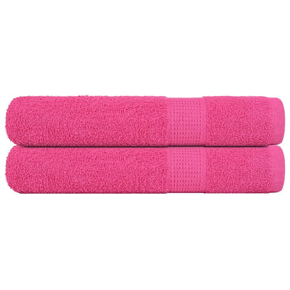 Towels "FROGN" 2 pcs Pink 100x200 cm 360 gsm