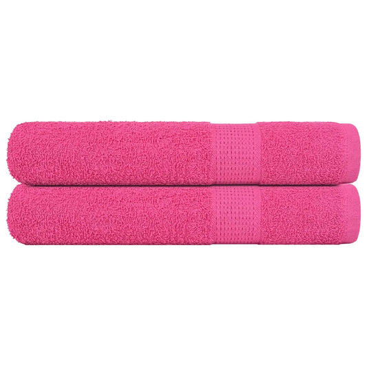 Towels "FROGN" 2 pcs Pink 100x200 cm 360 gsm