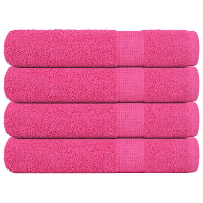 Towels "FROGN" 4 pcs Pink 100x200 cm 360 gsm