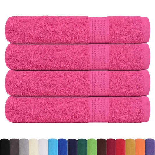 Towels "FROGN" 4 pcs Pink 100x200 cm 360 gsm