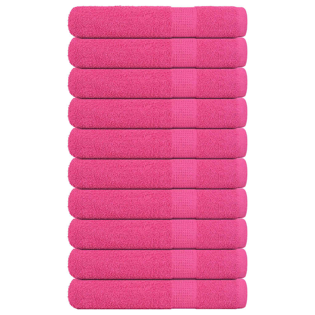 Towels "FROGN" 10 pcs Pink 100x200 cm 360 gsm