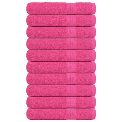 Towels "FROGN" 10 pcs Pink 100x200 cm 360 gsm