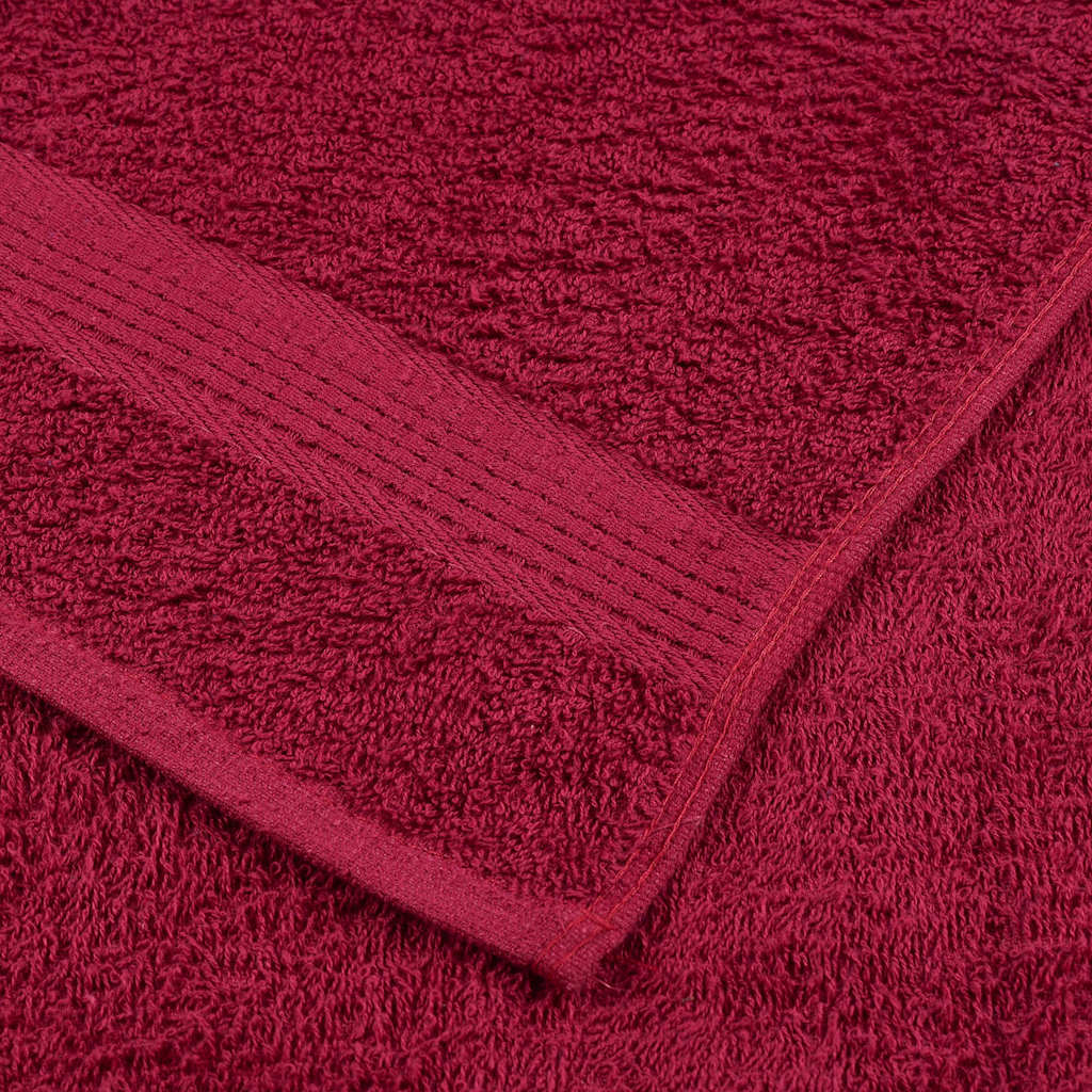 8 Piece Towel Set "FROGN" Bordeaux 360 gsm