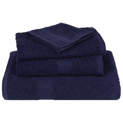 8 Piece Towel Set "FROGN" Navy Blue 360 gsm