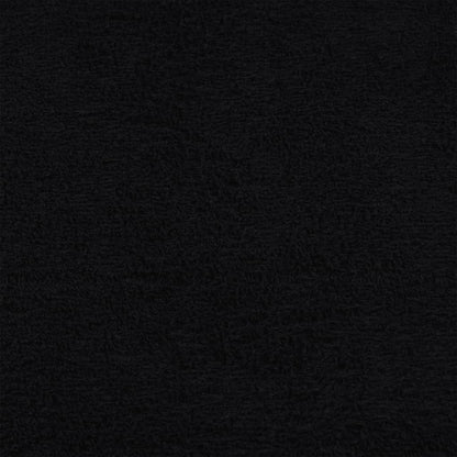 8 Piece Towel Set "FROGN" Black 360 gsm