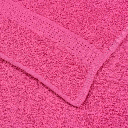8 Piece Towel Set "FROGN" Pink 360 gsm