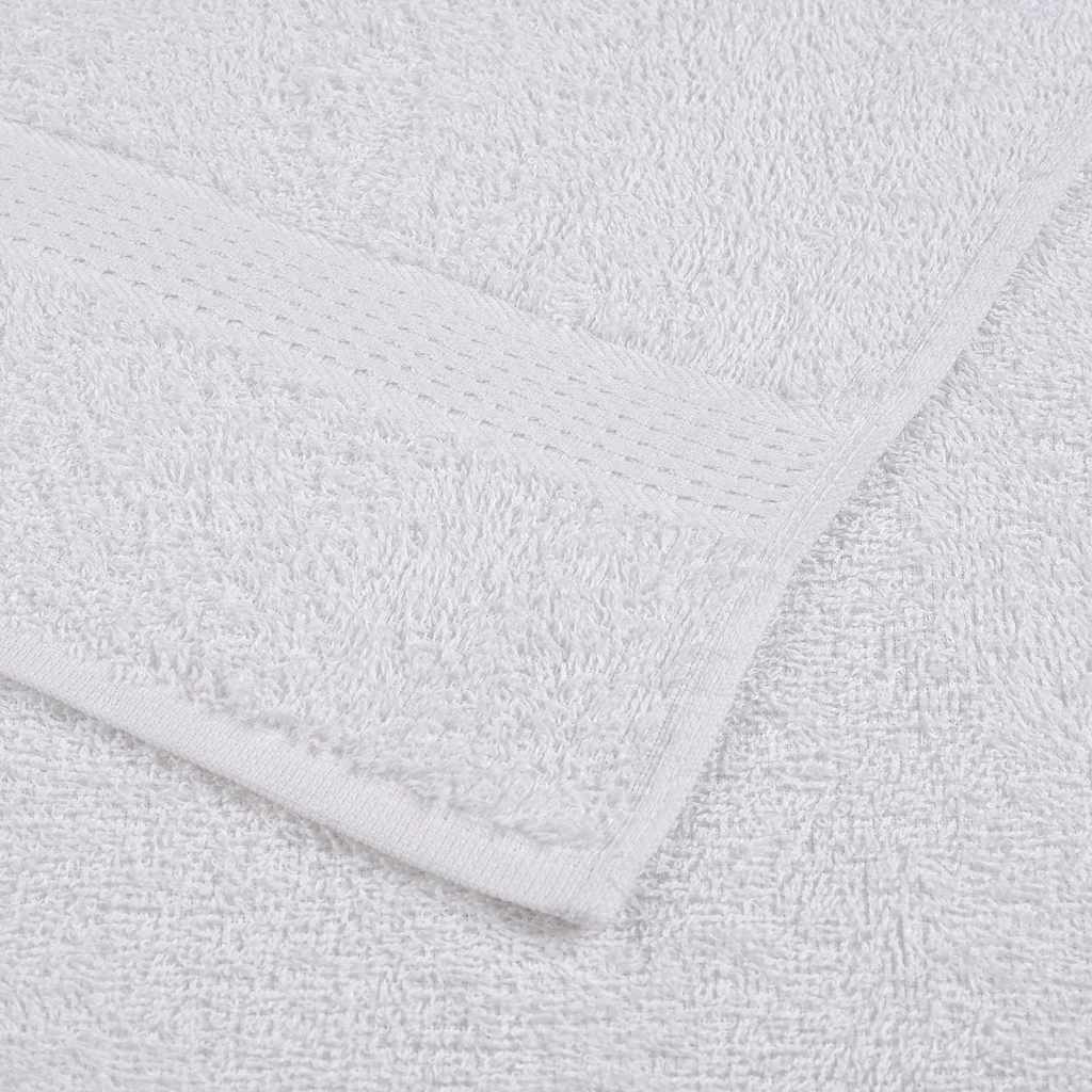 6 Piece Towel Set "FROGN" White 360 gsm