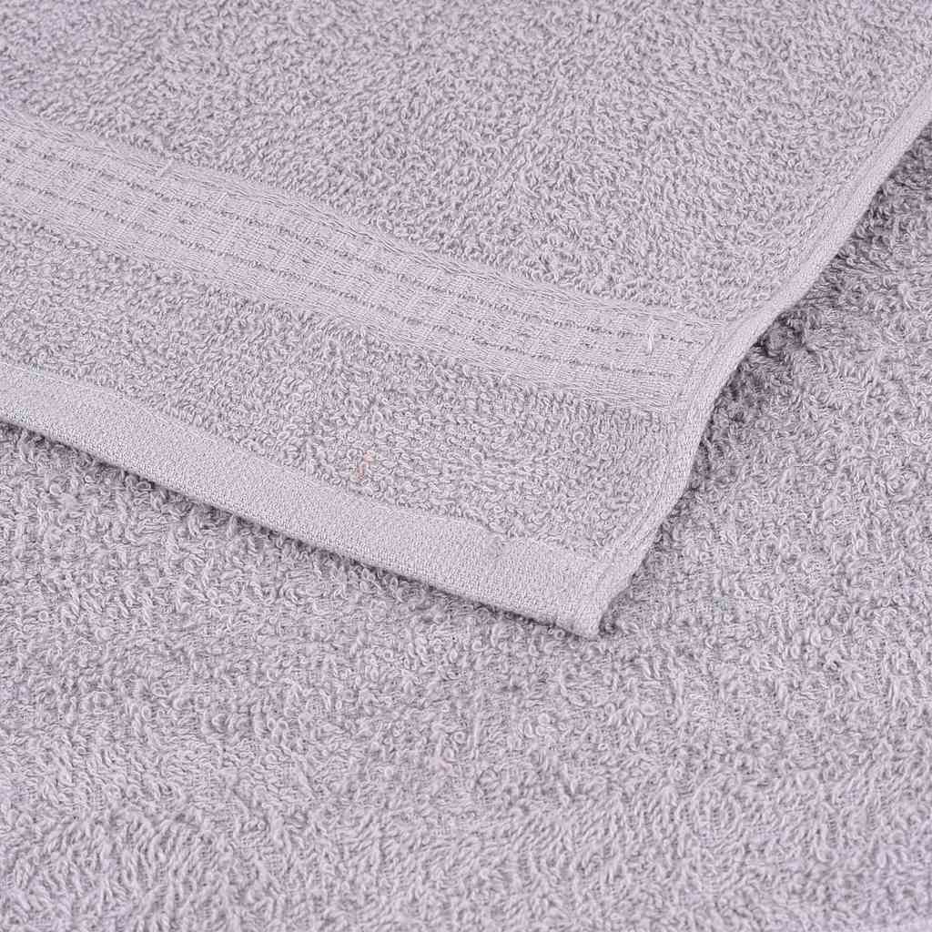 6 Piece Towel Set "FROGN" Grey 360 gsm