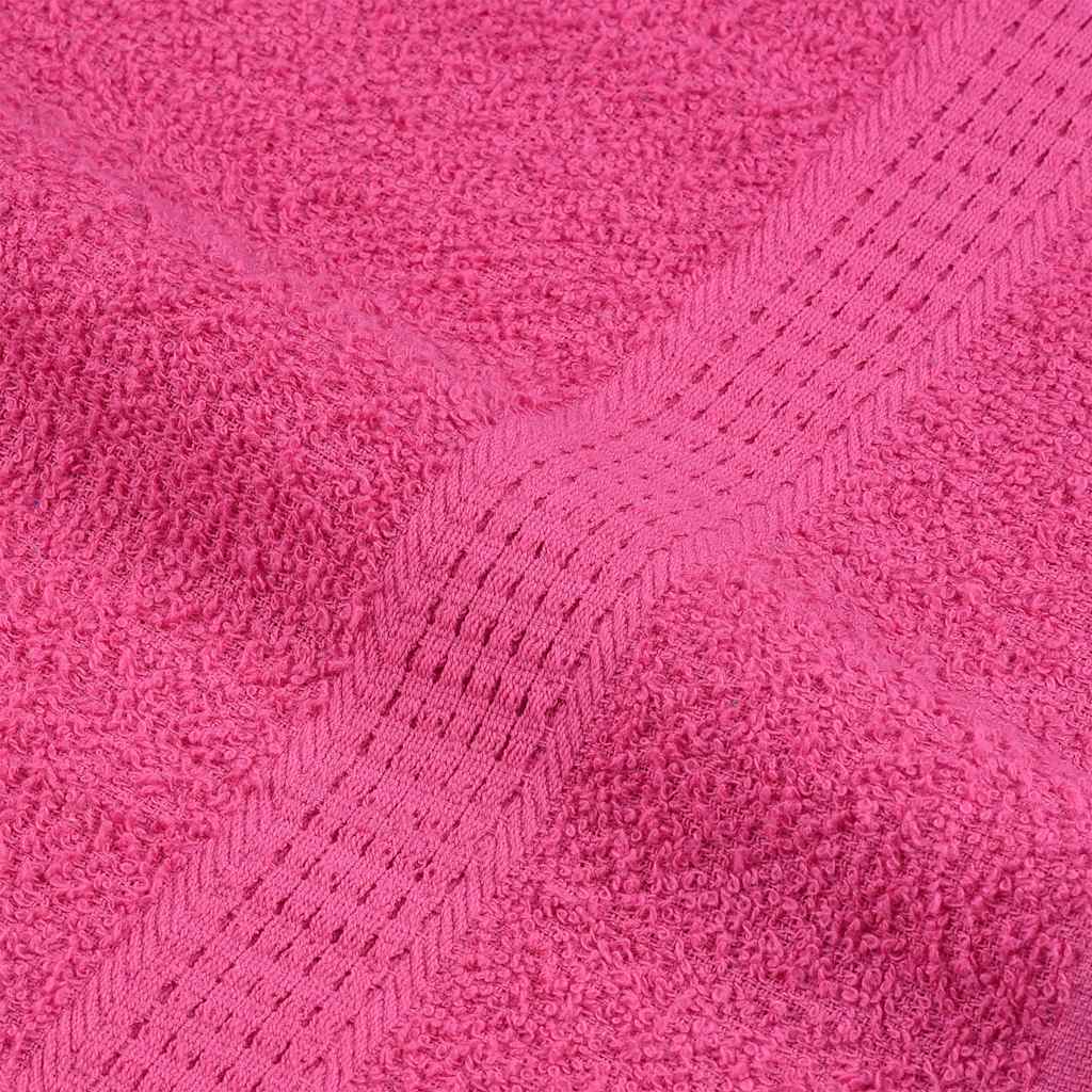 6 Piece Towel Set "FROGN" Pink 360 gsm