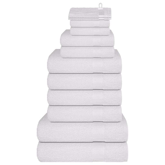 12 Piece Towel Set "FROGN" White 360 gsm