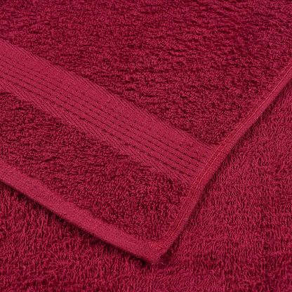 12 Piece Towel Set "FROGN" Bordeaux 360 gsm