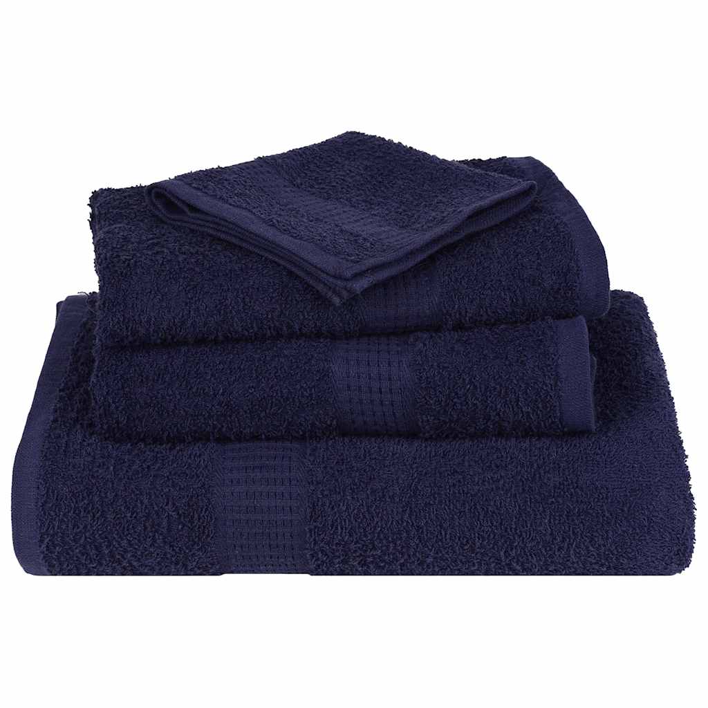12 Piece Towel Set "FROGN" Navy Blue 360 gsm