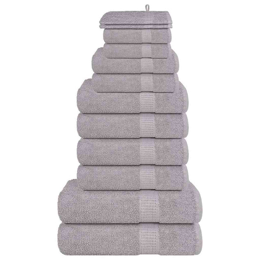 12 Piece Towel Set "FROGN" Grey 360 gsm
