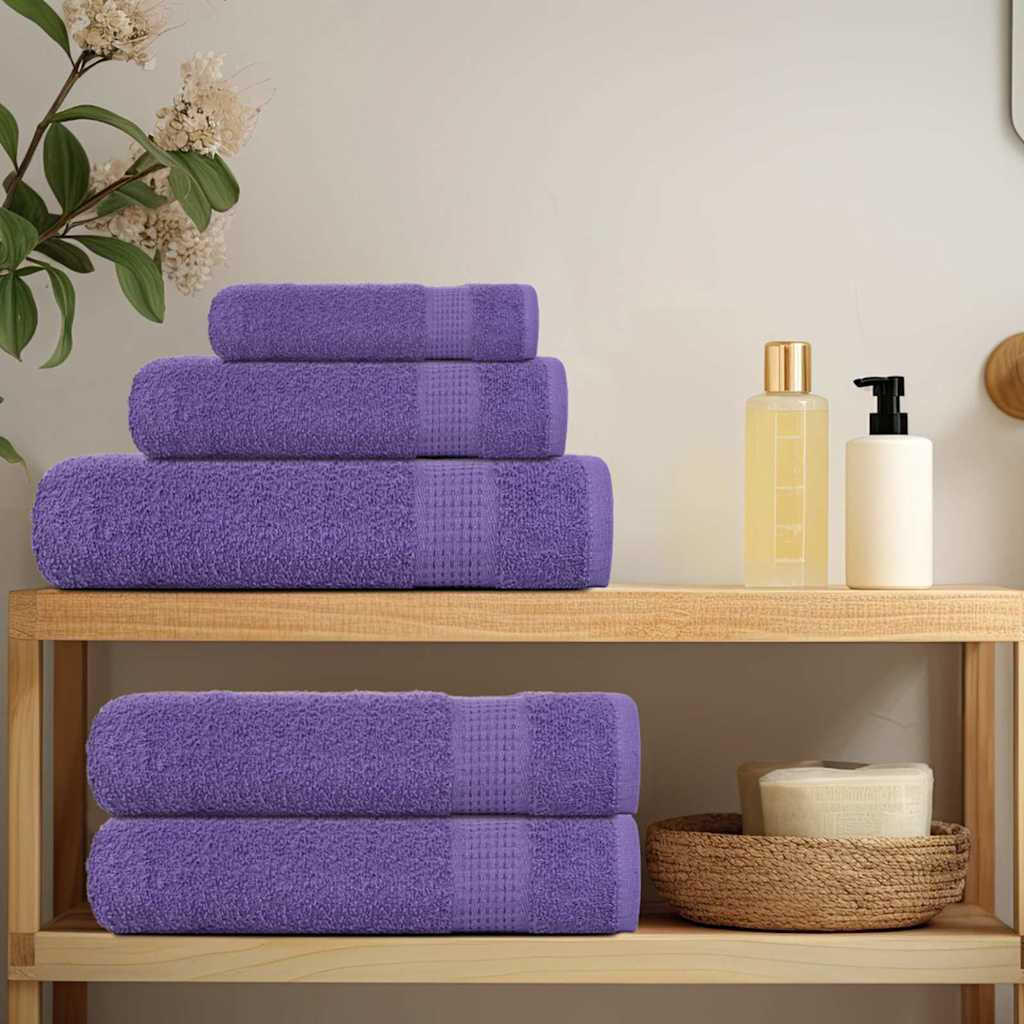 12 Piece Towel Set "FROGN" Purple 360 gsm