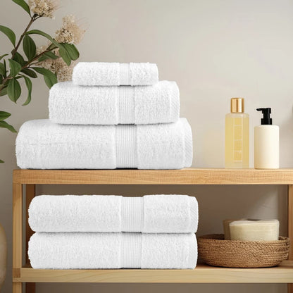 Premium Guest Towels "SOLUND" 10 pcs White 30x50 cm 600 gsm