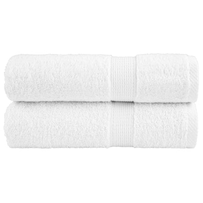 Premium Hand Towels "SOLUND" 2 pcs White 50x100 cm 600 gsm